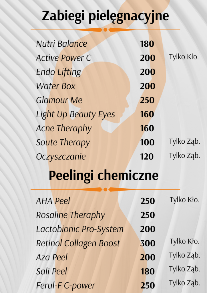 Zabieg kwasami medycznymi